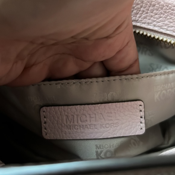 Michael Kors Hamilton Small Crossbody Woman's Travel Messenger Leather Bag Purse - Picture 12 of 15